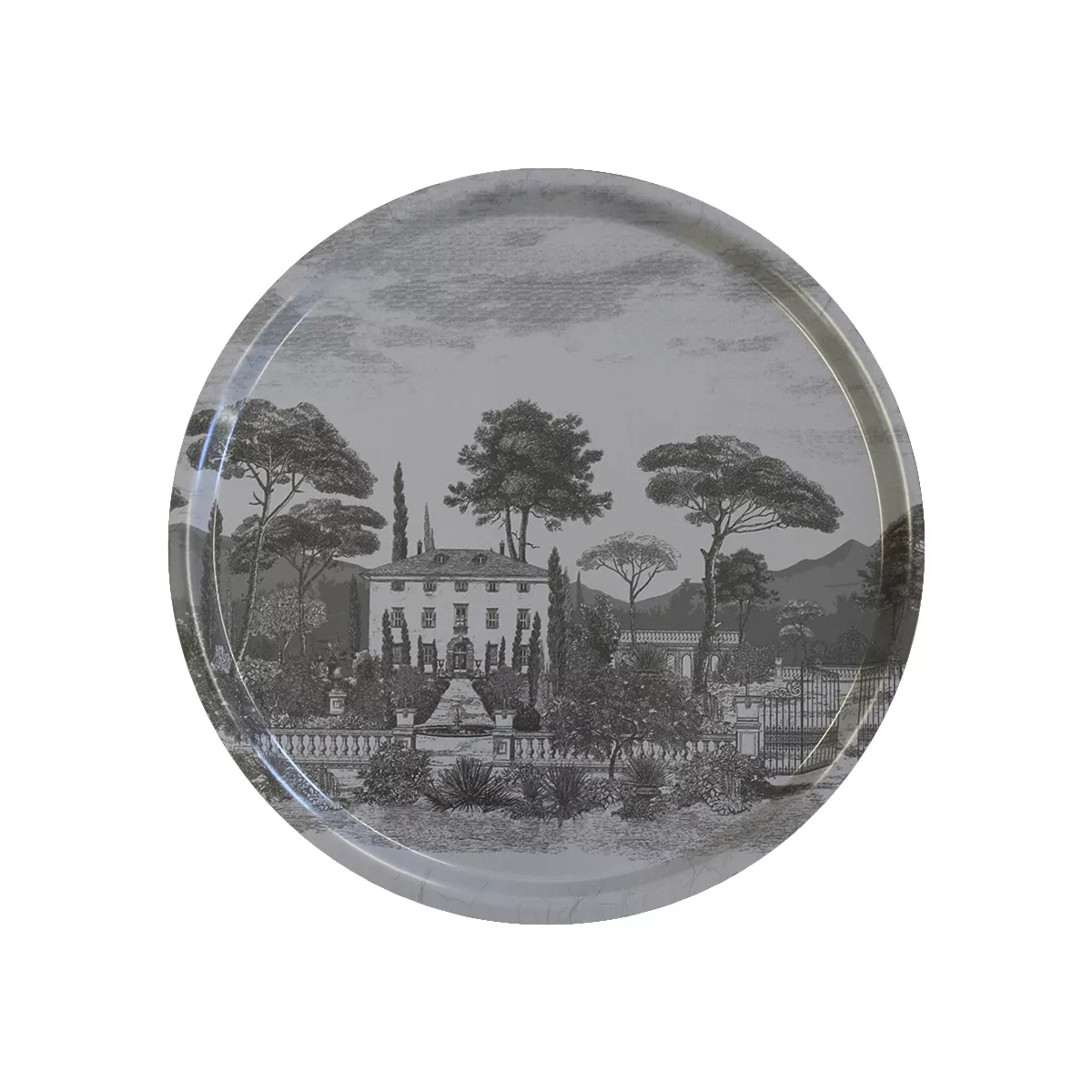 Garnier Thiebaut Plateau Bois Coloris Anthracite Fusain Palazzina Fusain