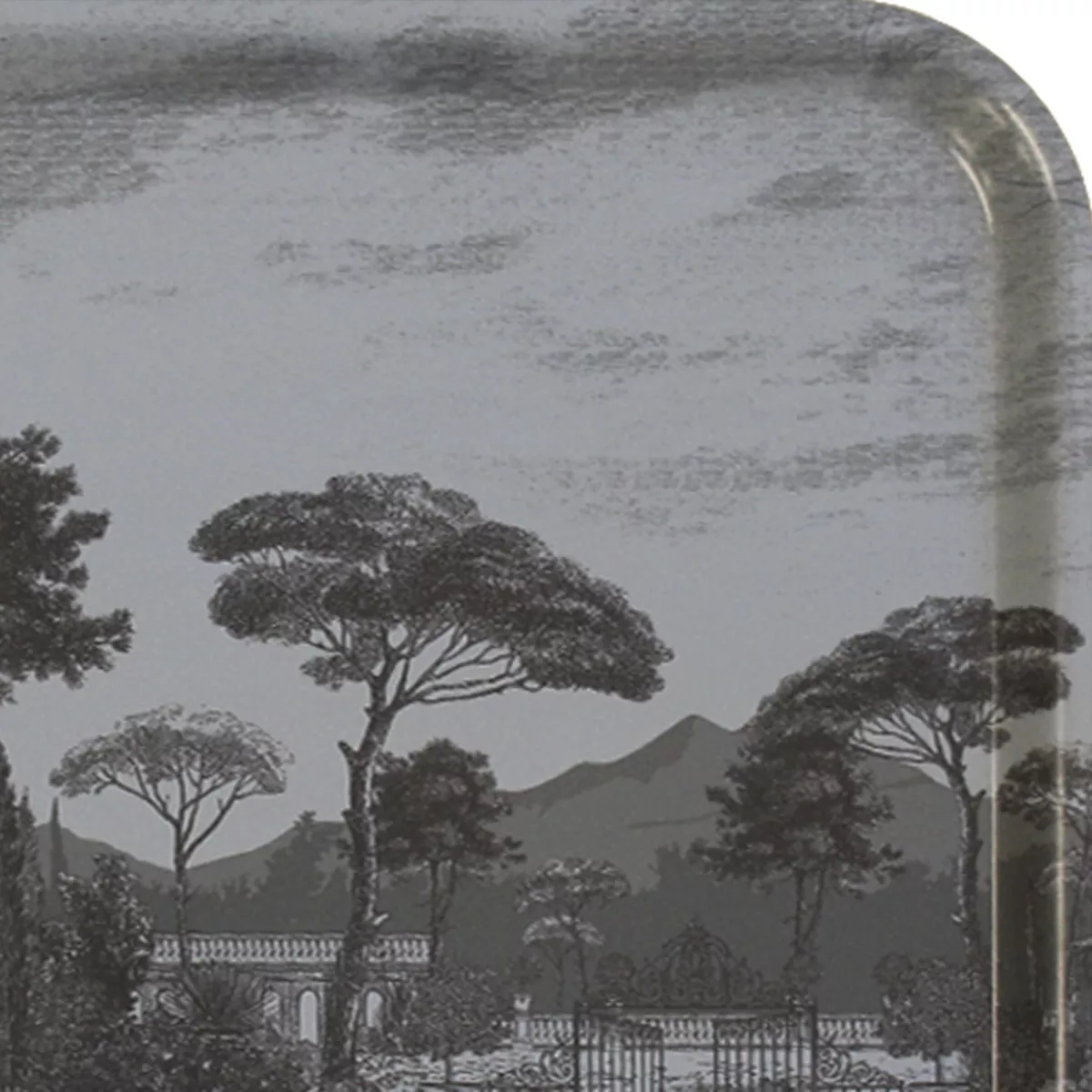 Garnier Thiebaut Plateau Bois Coloris Anthracite Fusain Palazzina Fusain