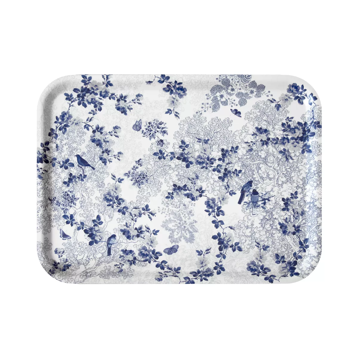 Garnier Thiebaut Plateau Bois Coloris Bleu Bleu Voliere Bleu