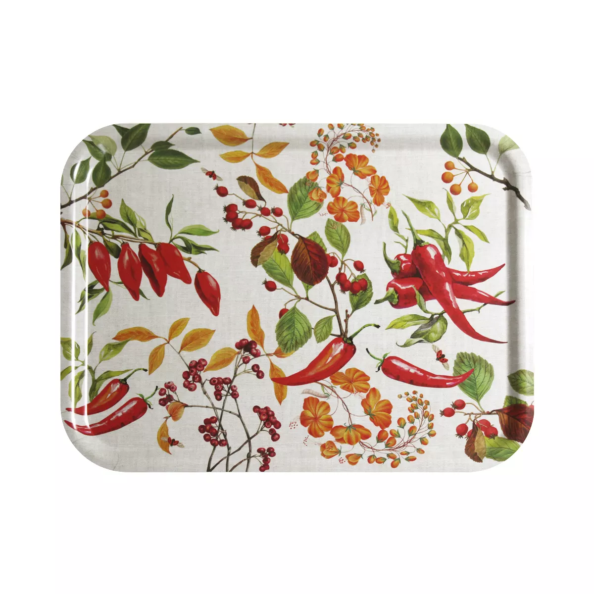 Garnier Thiebaut Plateau Bois Coloris Multicolore Epices Piments Doux Epices