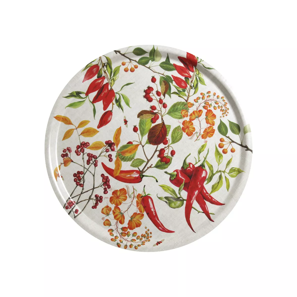 Garnier Thiebaut Plateau Bois Coloris Multicolore Epices Piments Doux Epices