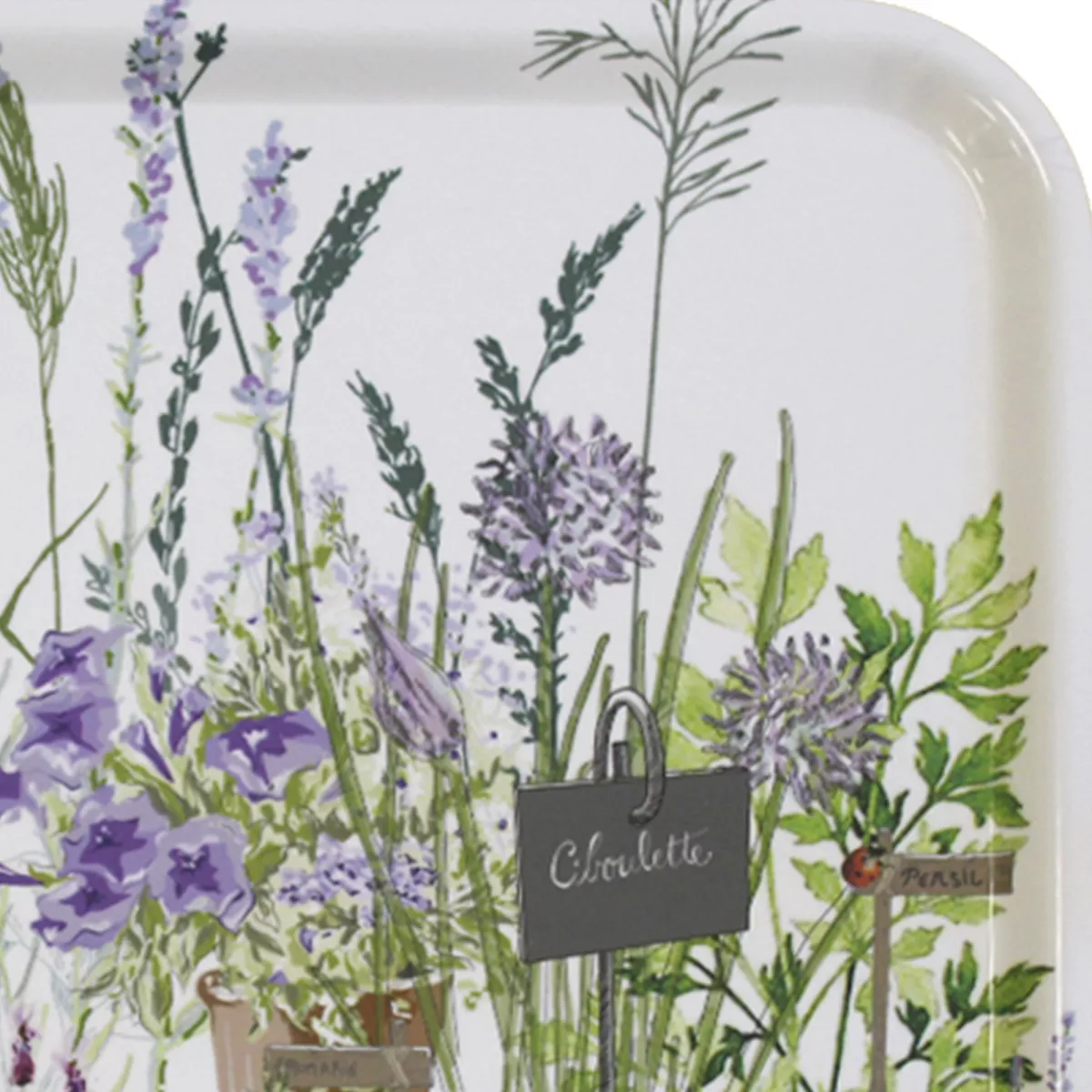 Garnier Thiebaut Plateau Bois Coloris Multicolore Provence Jardin Aromatique Provence
