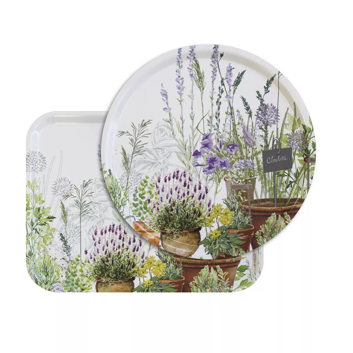 garnier thiebaut Plateau bois coloris multicolore provence Jardin aromatique provence