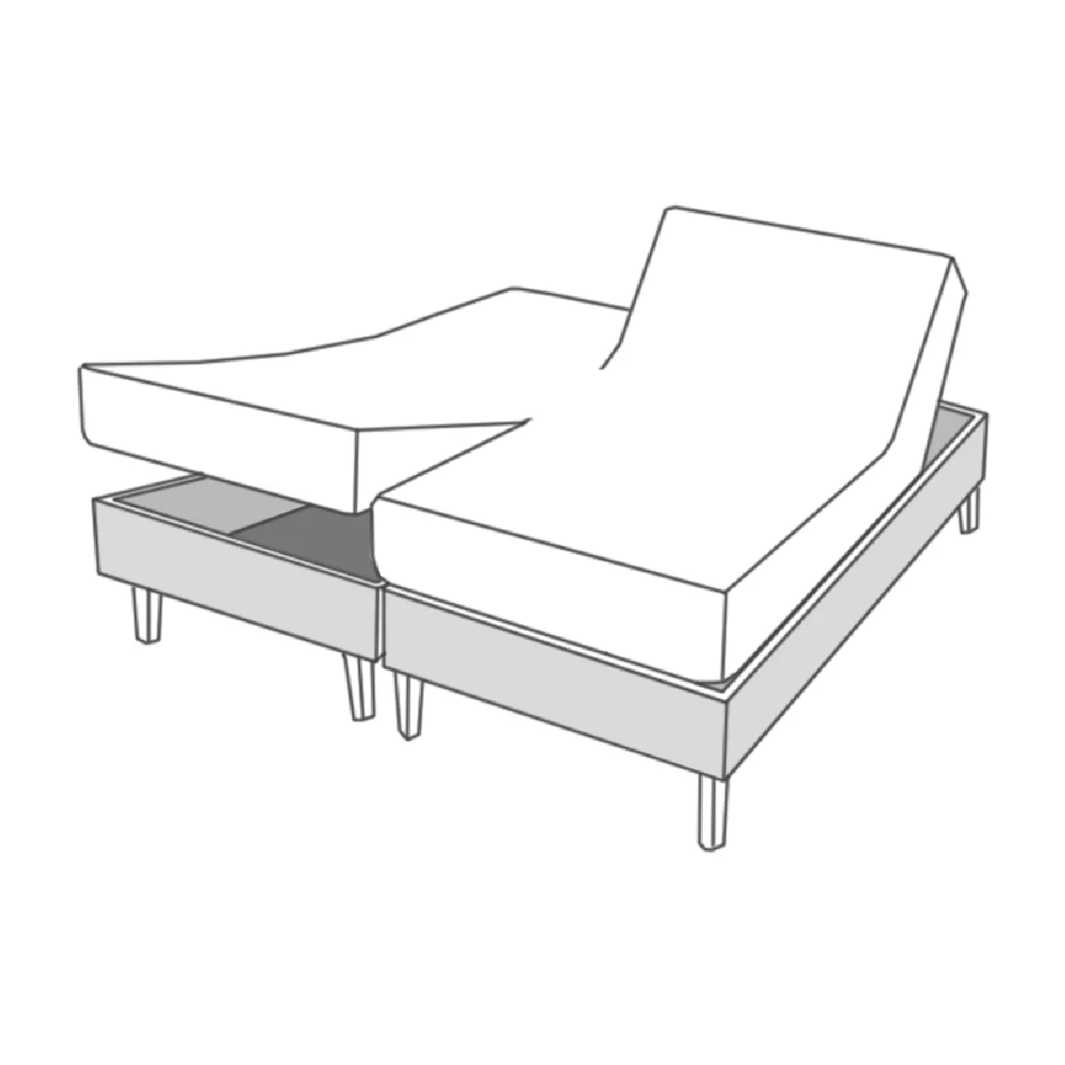Garnier Thiebaut Protege Matelas Duo Pur Coton Coloris Blanc Blanc Molleton Blanc