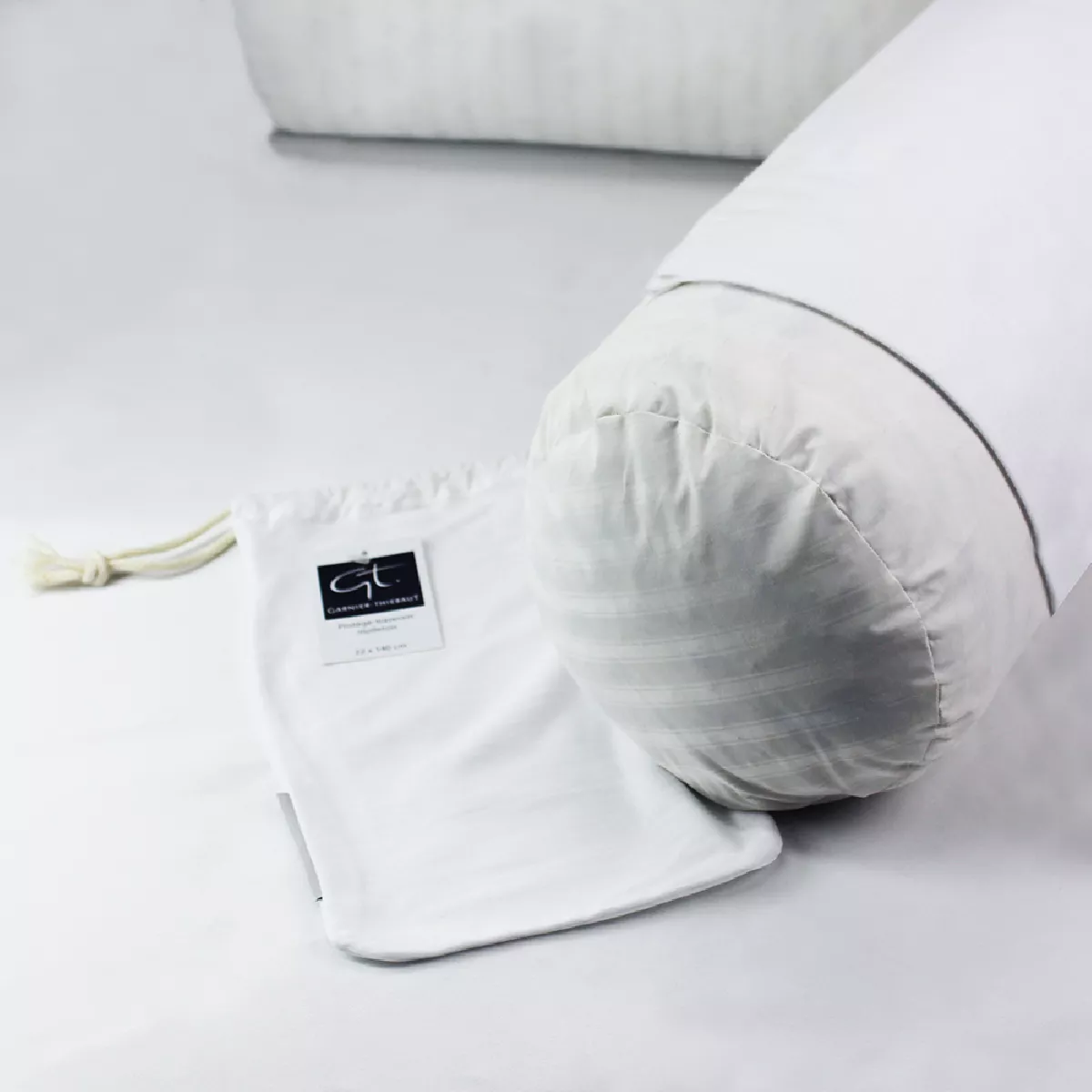 garnier thiebaut Protege traversin pur coton coloris blanc blanc Molleton blanc