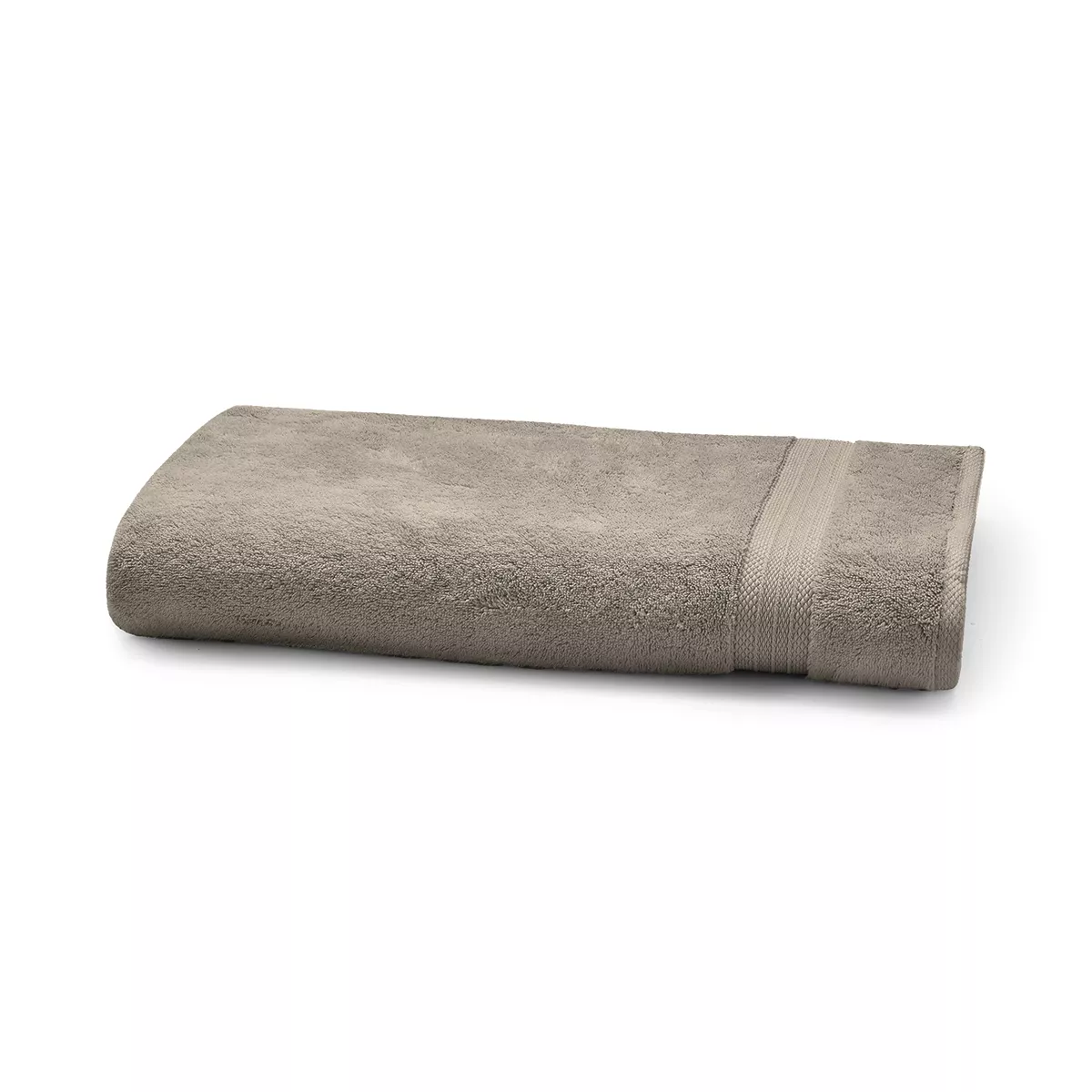 Garnier Thiebaut Serviette Eponge Pur Coton 550 G/m² Coloris Beige Chataignes Elea Chataignes