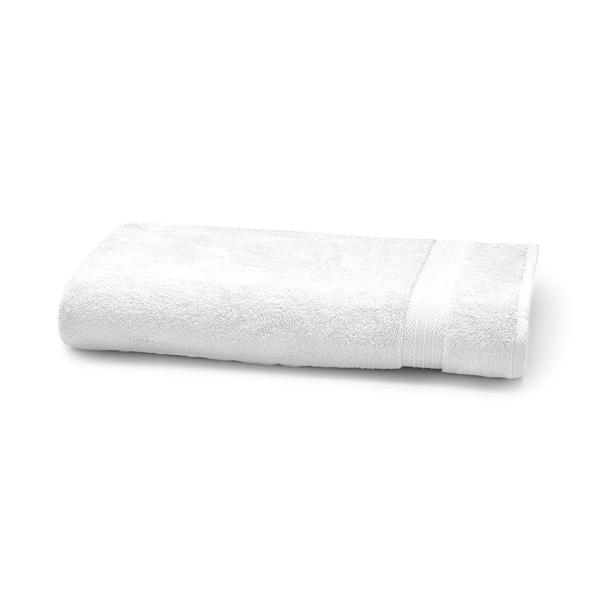 Garnier Thiebaut Serviette Eponge Pur Coton 550 G/m² Coloris Blanc Blanc Elea Blanc