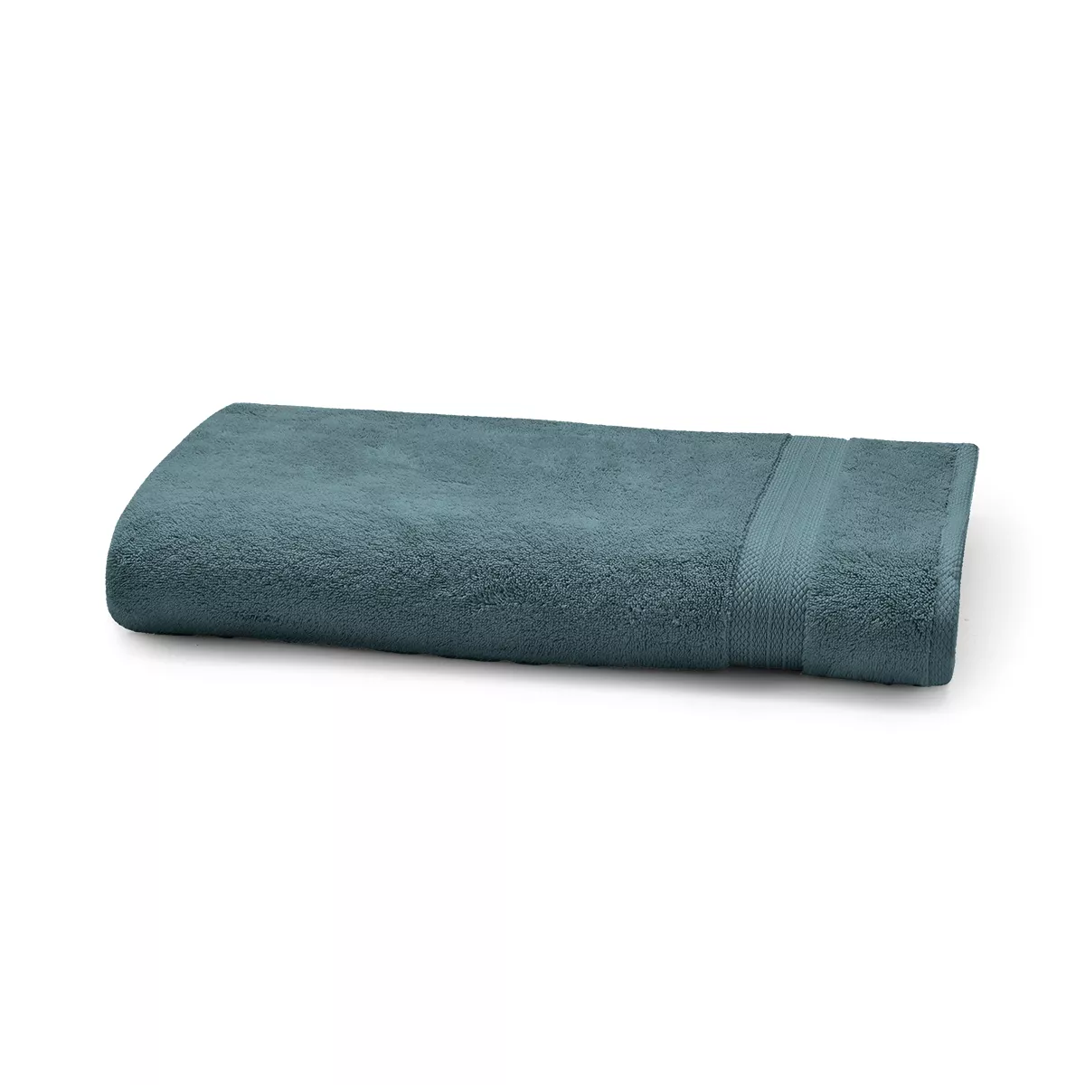 garnier thiebaut Serviette eponge pur coton 550 g/m² coloris bleu petrole Elea petrole