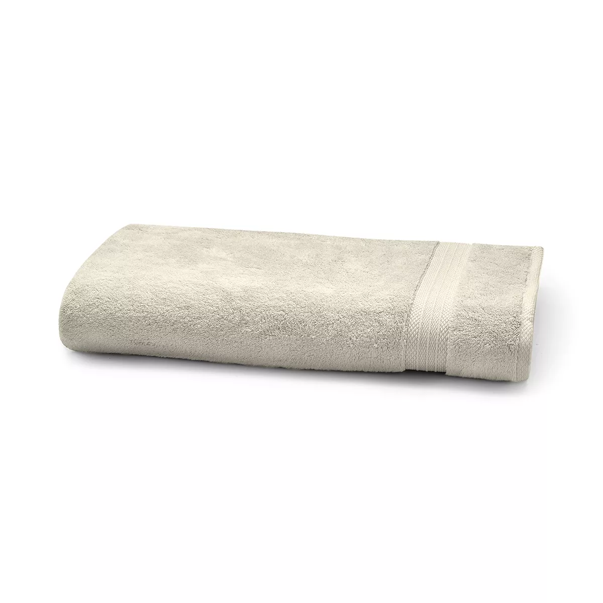 garnier thiebaut Serviette eponge pur coton 550 g/m² coloris ivoire ivoire Elea ivoire