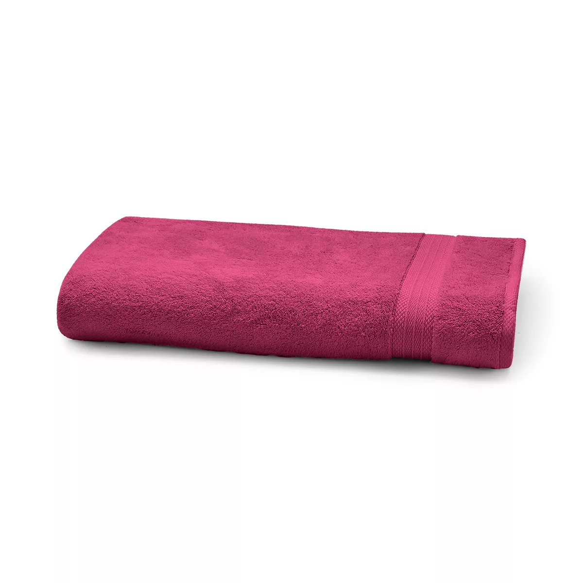 garnier thiebaut Serviette eponge pur coton 550 g/m² coloris rose fuchsia Elea fuchsia