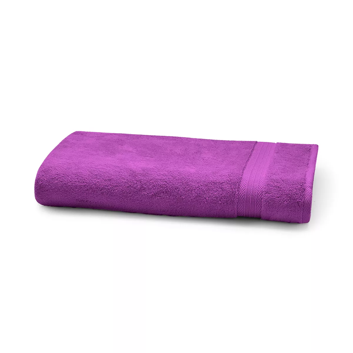 garnier thiebaut Serviette eponge pur coton 550 g/m² coloris violet raisin Elea raisin
