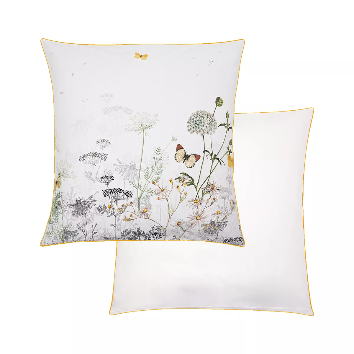 Garnier Thiebaut Taie D'oreiller Percale De Coton 80 Fils/cm² Coloris Ecru Naturel Escapades Magiques Naturel