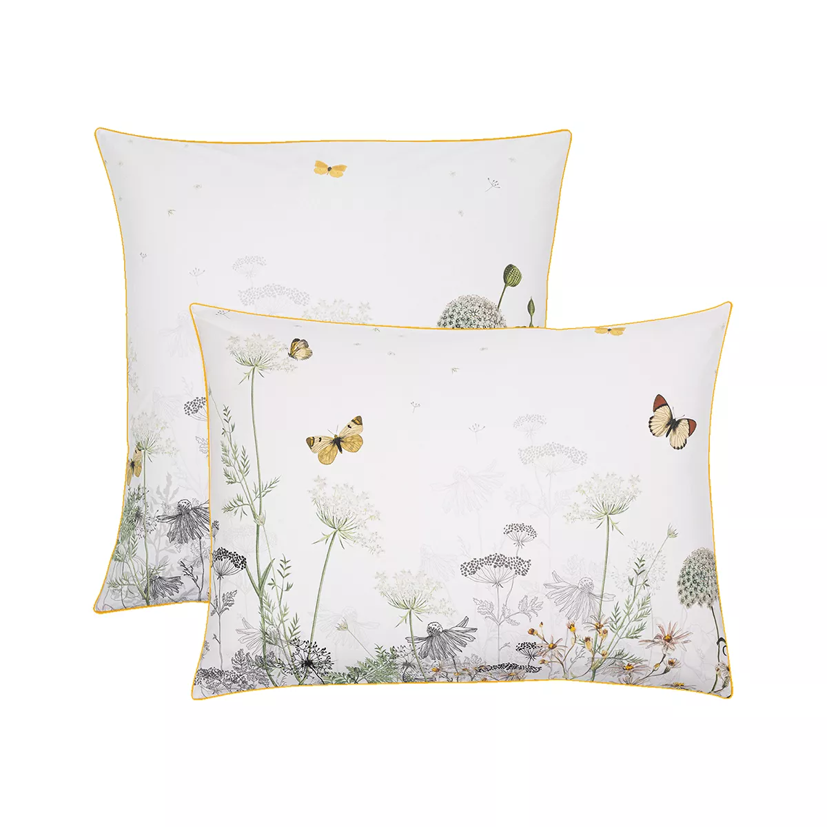 Garnier Thiebaut Taie D'oreiller Percale De Coton 80 Fils/cm² Coloris Ecru Naturel Escapades Magiques Naturel
