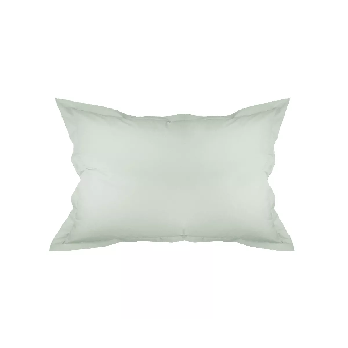Garnier Thiebaut Taie D'oreiller Percale De Coton 90 Fils/cm² Coloris Vert Jade Olana Jade
