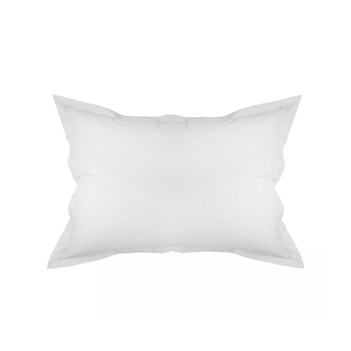 Garnier Thiebaut Taie D'oreiller Percale De Coton 90 Fils/cm² Coloris Gris Platine Olana Platine