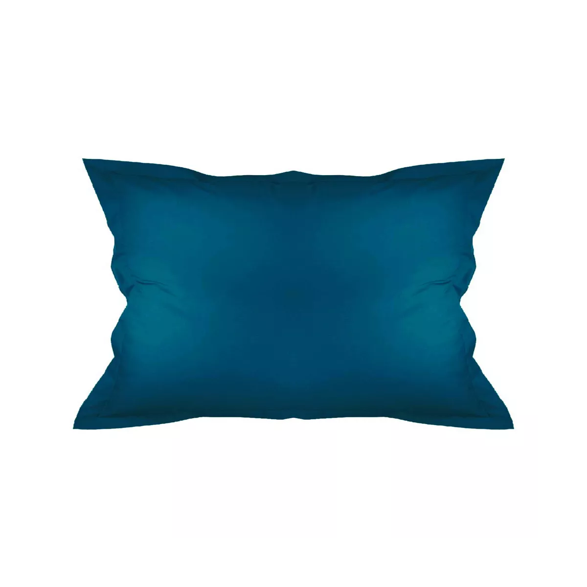 Garnier Thiebaut Taie D'oreiller Percale De Coton 90 Fils/cm² Coloris Bleu Ocean Olana Ocean