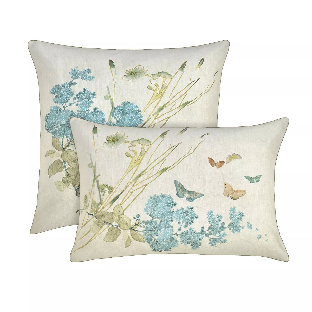 garnier thiebaut Taie d'oreiller pur coton coloris beige parchemin Caprices parchemin