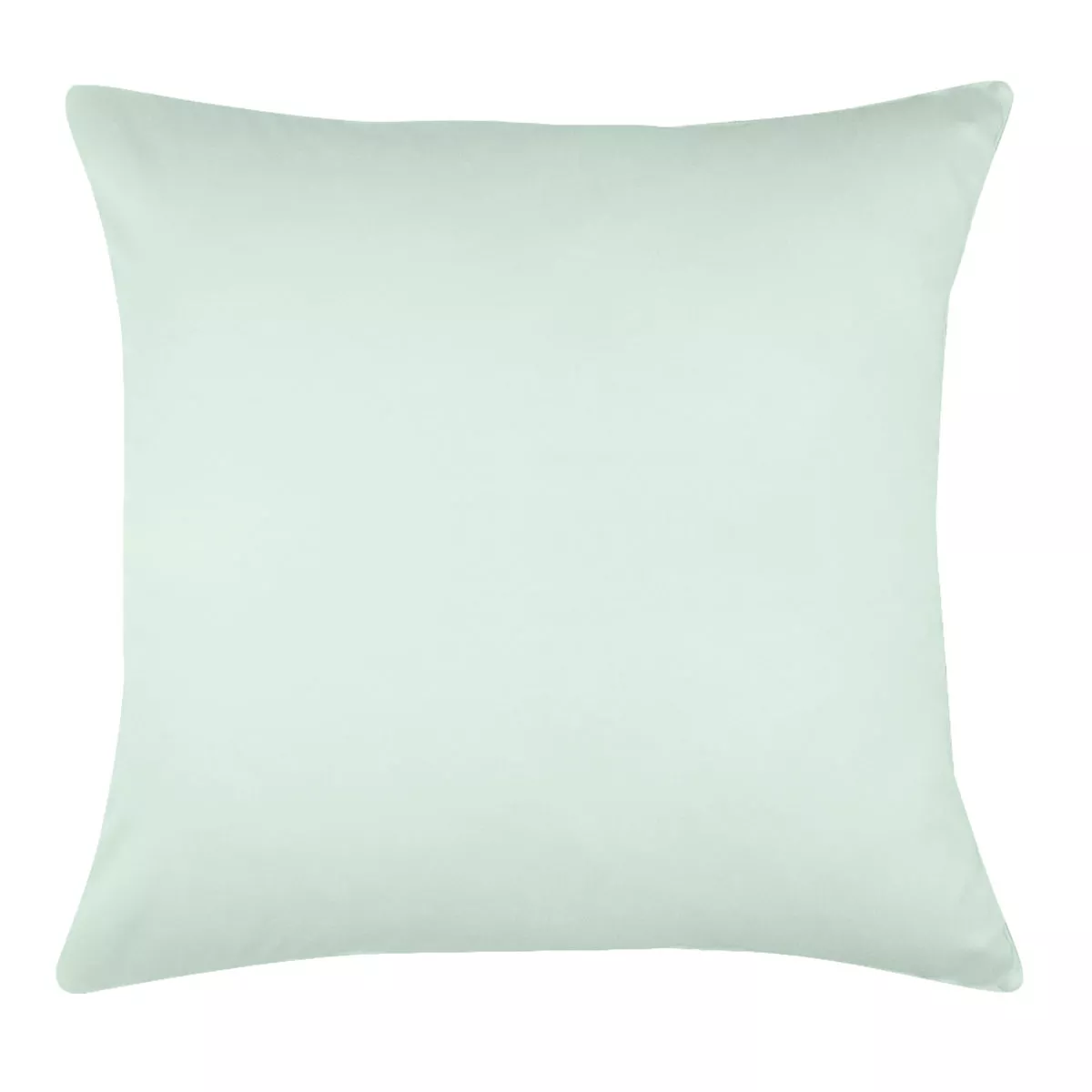 Garnier Thiebaut Taie D'oreiller Satin De Coton 120 Fils/cm² Coloris Bleu Lagon Ava Uni Lagon