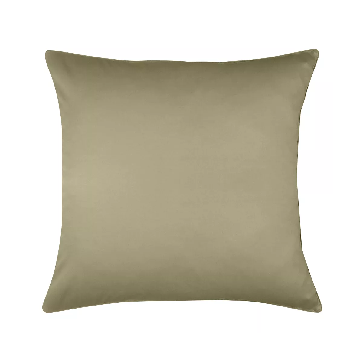 Garnier Thiebaut Taie D'oreiller Satin De Coton 120 Fils/cm² Coloris Brun Mordore Ava Uni Mordore