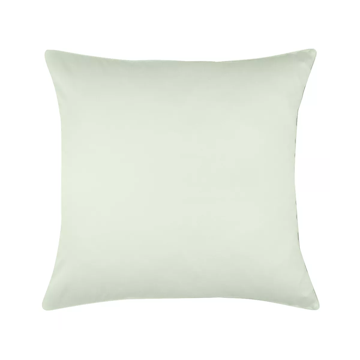 Garnier Thiebaut Taie D'oreiller Satin De Coton 120 Fils/cm² Coloris Vert Vert D'eau Ava Uni Vert D'eau