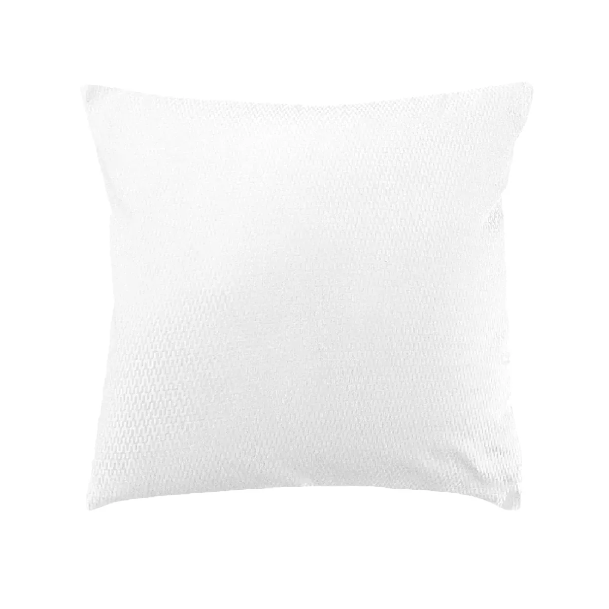 garnier thiebaut Taie d'oreiller satin de coton coloris blanc blanc Vibrato blanc