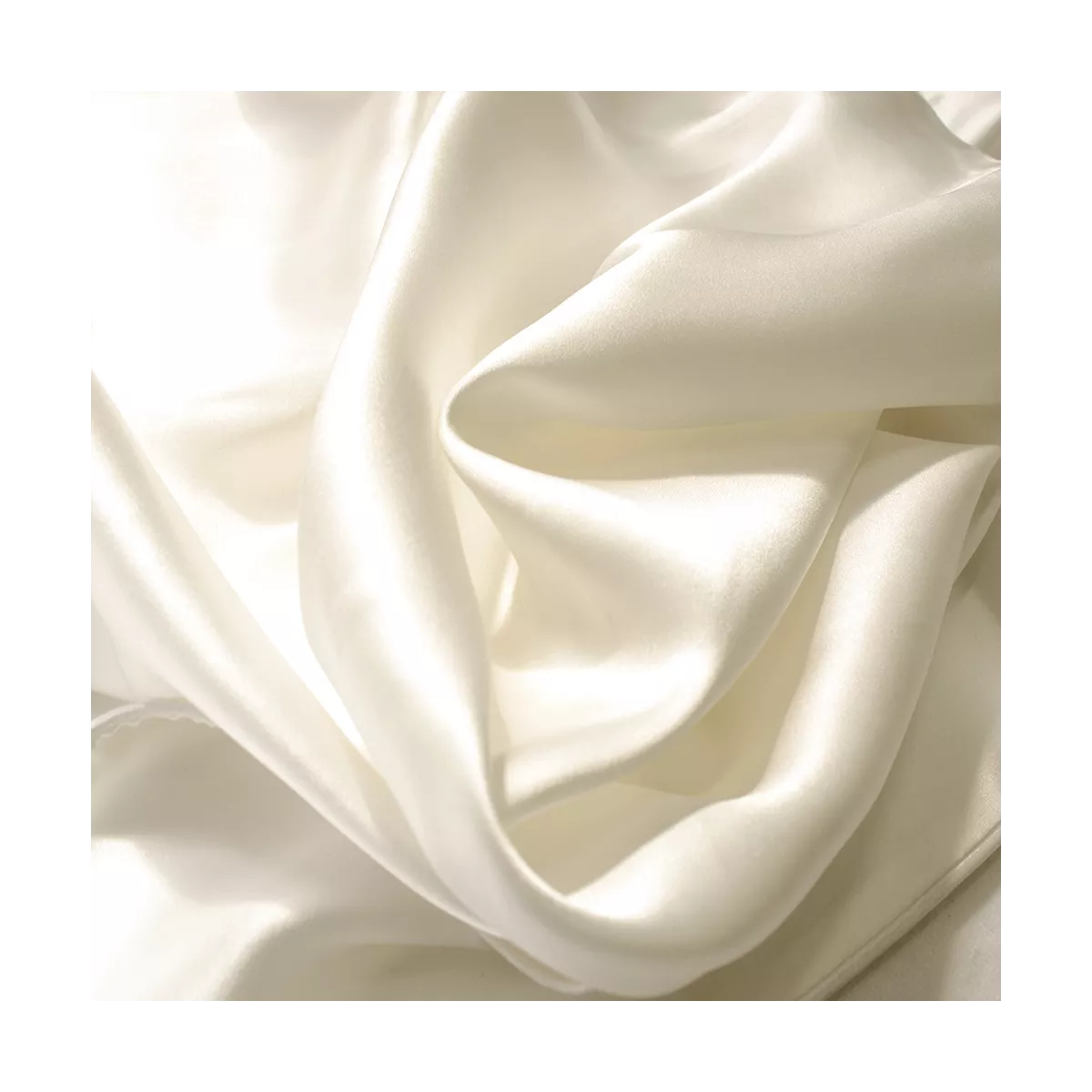 Garnier Thiebaut Taie D'oreiller Soie Coloris Beige Dore Jouvence Dore