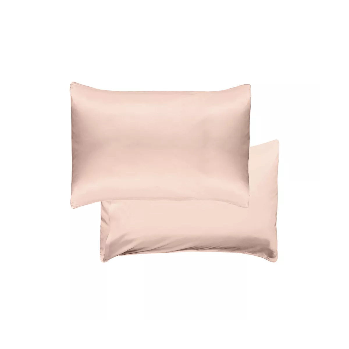 Garnier Thiebaut Taie D'oreiller Soie Coloris Rose Petale Jouvence Petale