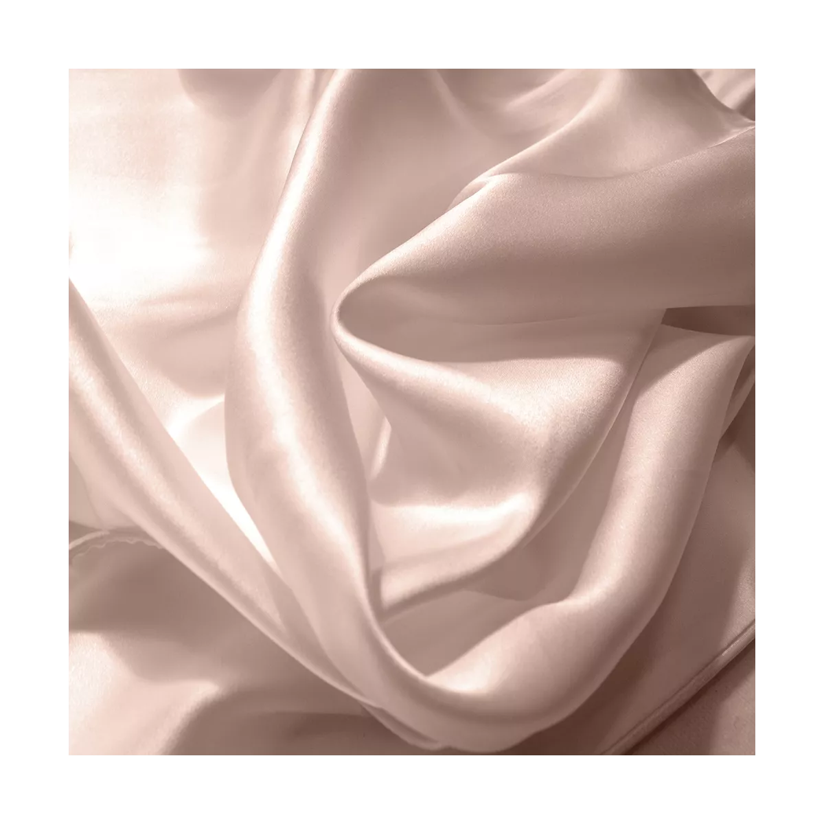 garnier thiebaut Taie d'oreiller soie coloris rose petale Jouvence petale