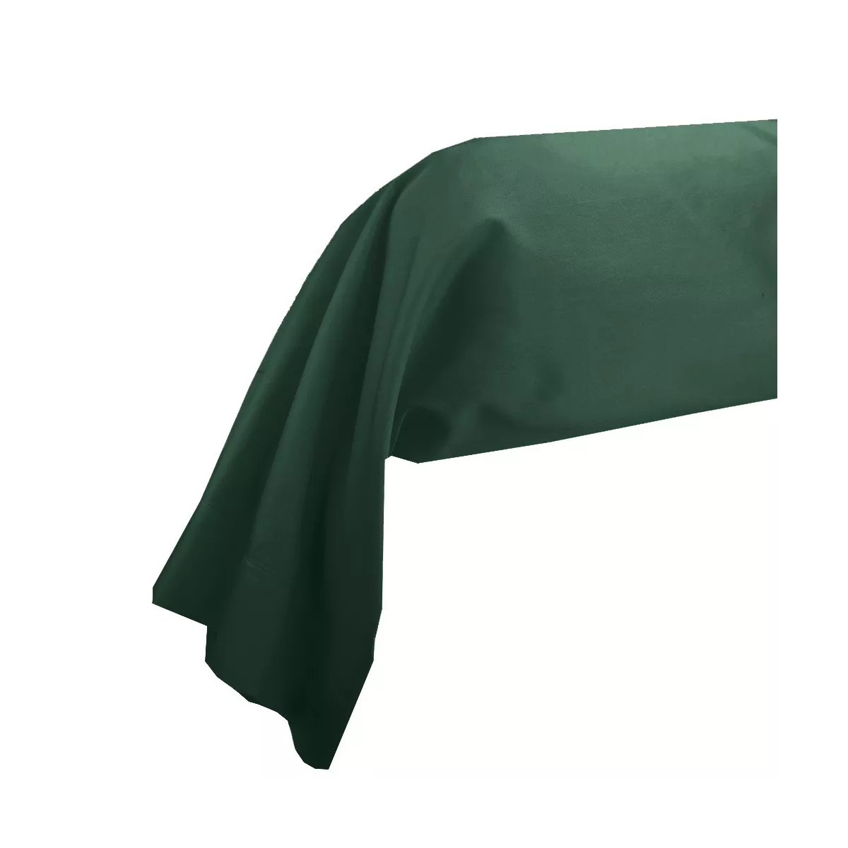 garnier thiebaut Taie de traversin satin de coton 120 fils/cm² coloris vert sauge Ava uni sauge