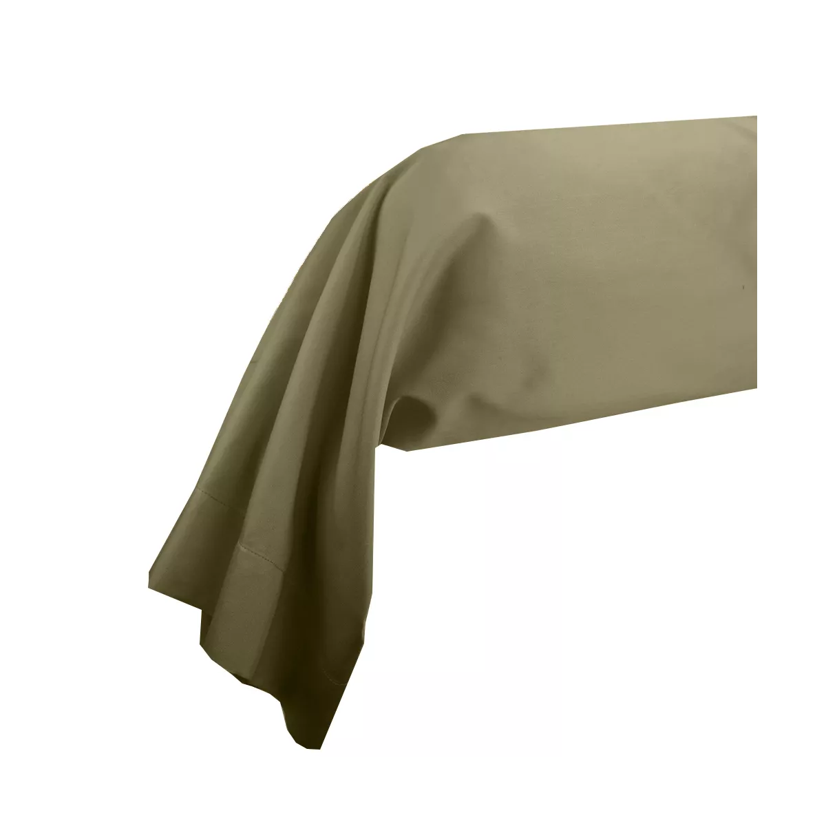 garnier thiebaut Taie de traversin satin de coton 120 fils/cm² coloris brun mordore Ava uni mordore
