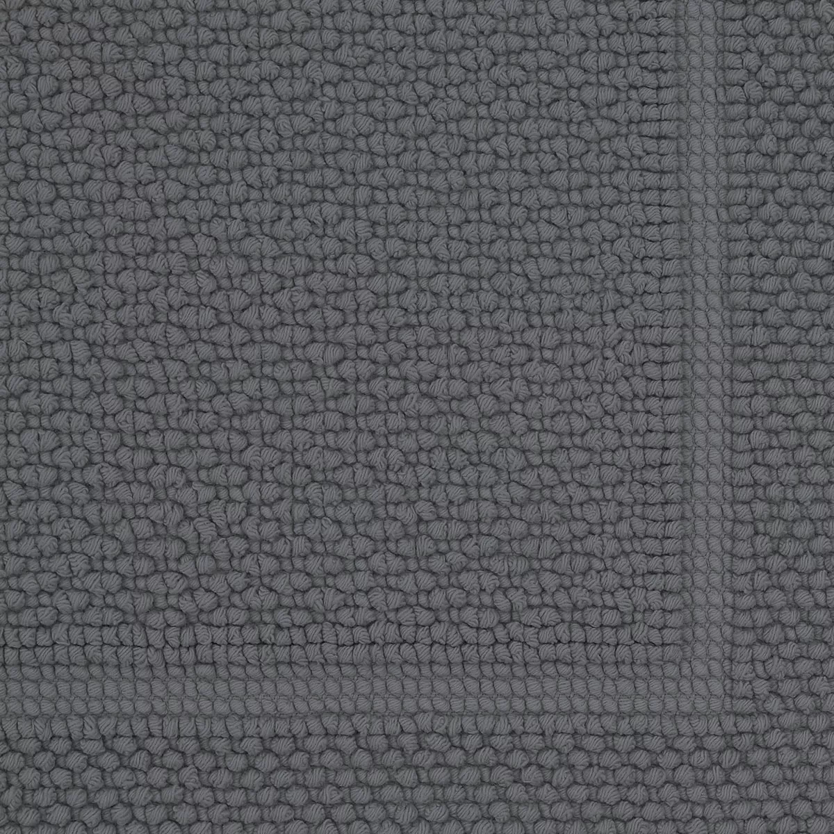 Garnier Thiebaut Tapis De Bain Pur Coton 1700 G/m² Coloris Anthracite Anthracite Antica Anthracite