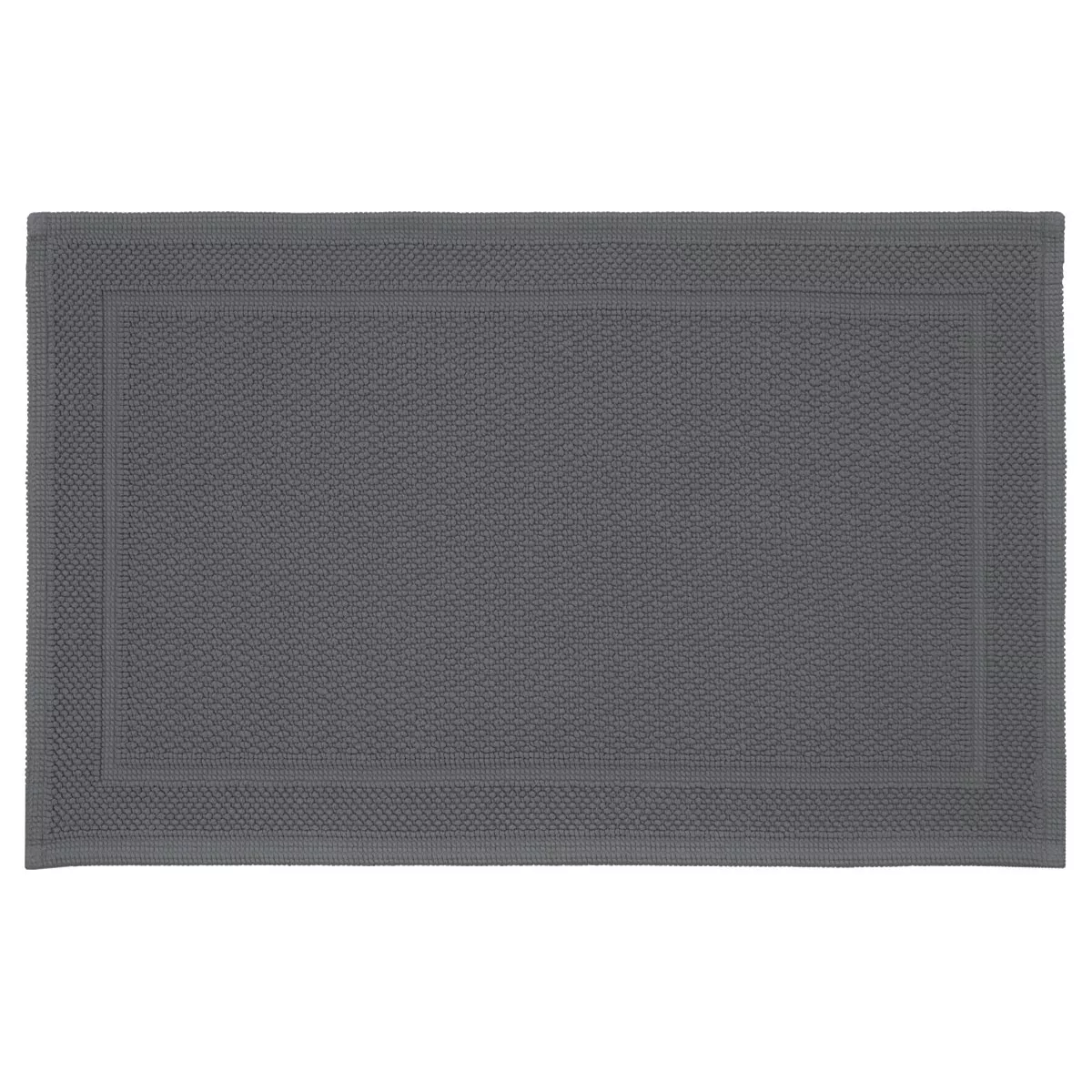 garnier thiebaut Tapis de bain pur coton 1700 g/m² coloris anthracite anthracite Antica anthracite