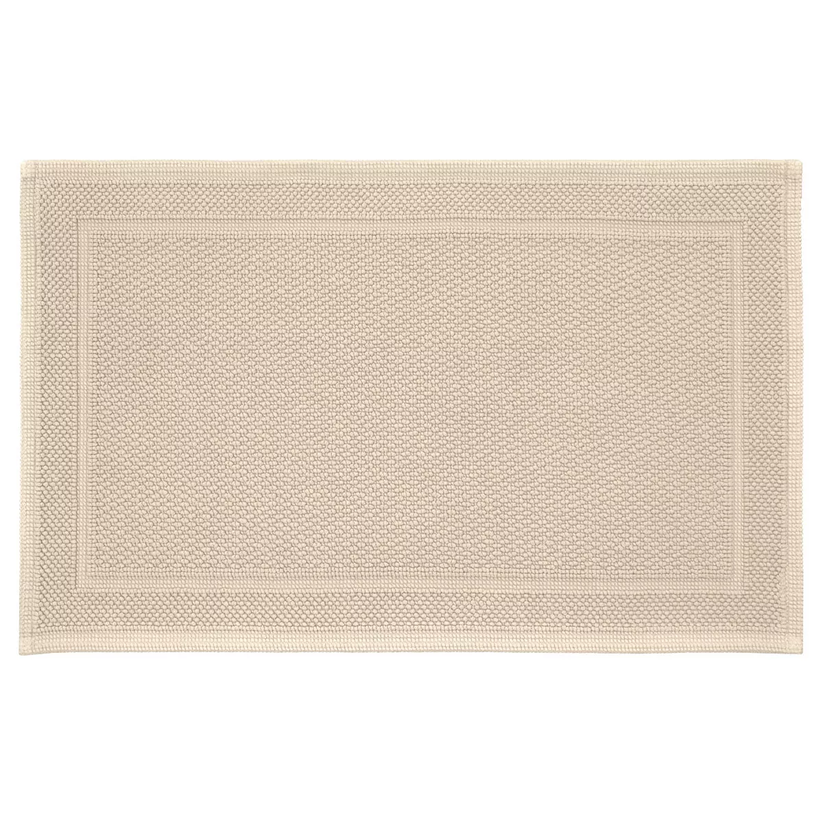 garnier thiebaut Tapis de bain pur coton 1700 g/m² coloris beige lin Antica lin