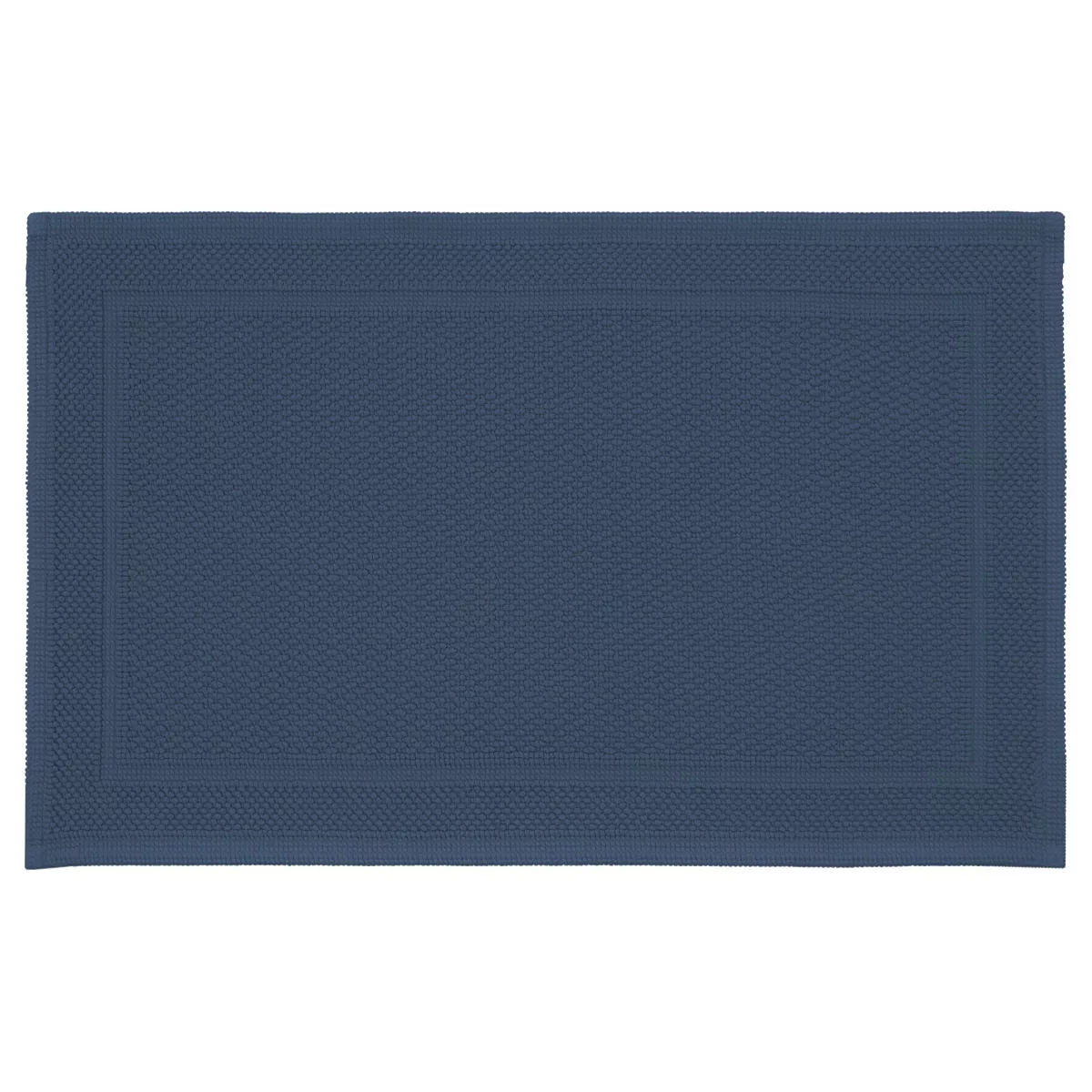 garnier thiebaut Tapis de bain pur coton 1700 g/m² coloris bleu navy Antica navy