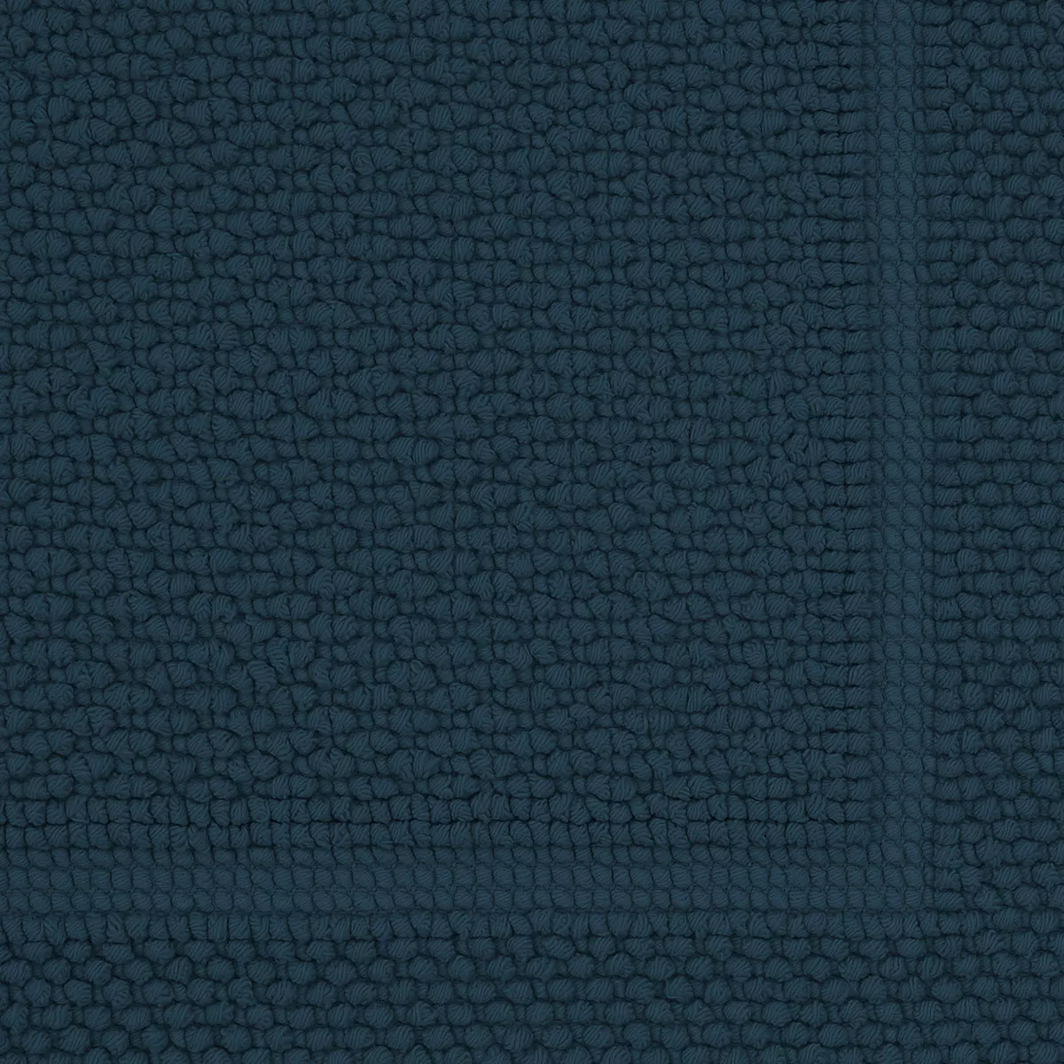 Garnier Thiebaut Tapis De Bain Pur Coton 1700 G/m² Coloris Bleu Petrole Antica Petrole