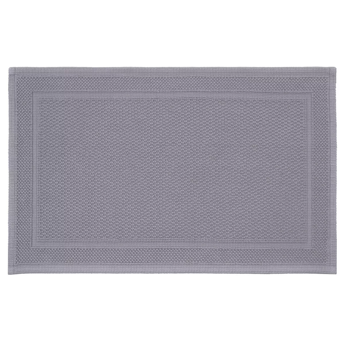 Garnier Thiebaut Tapis De Bain Pur Coton 1700 G/m² Coloris Gris Gris Perle Antica Gris Perle