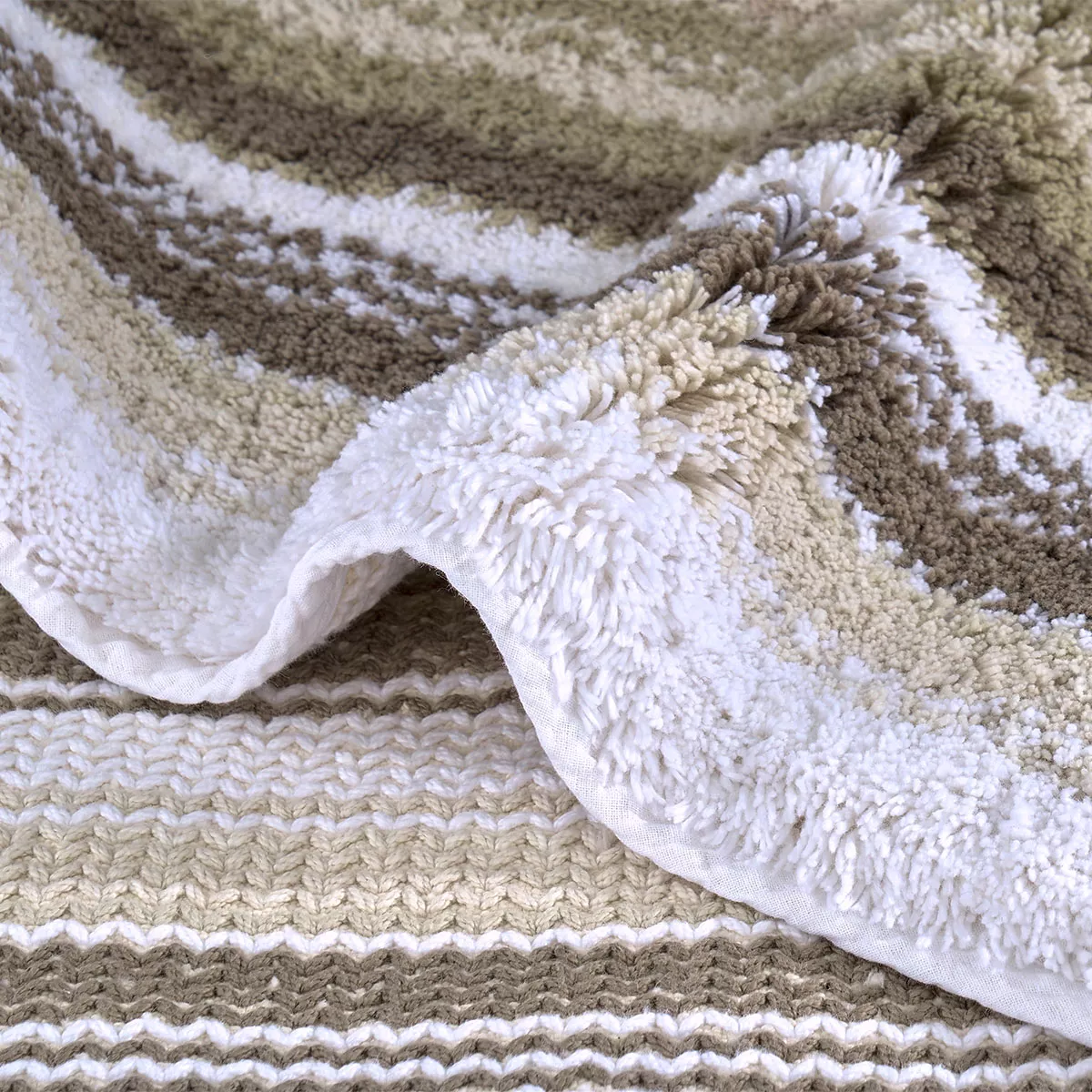 Garnier Thiebaut Tapis De Bain Pur Coton 2000 G/m² Coloris Beige Beige Venice Beige