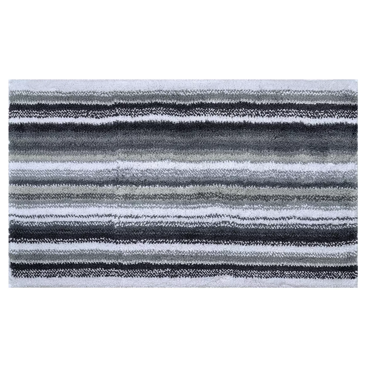 Garnier Thiebaut Tapis De Bain Pur Coton 2000 G/m² Coloris Gris Gris Venice Gris
