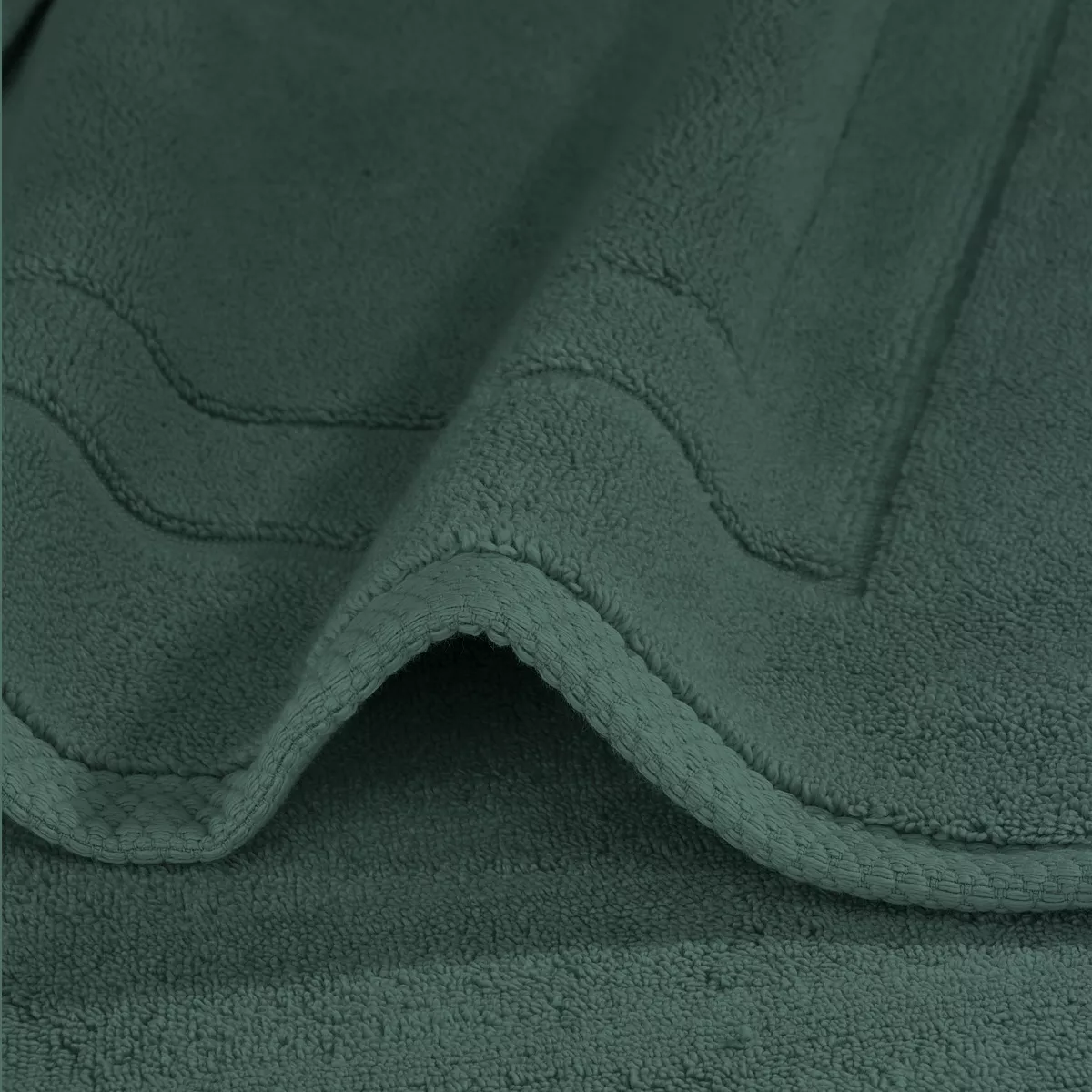 Garnier Thiebaut Tapis De Bain Pur Coton 900 G/m² Coloris Anthracite Crepuscule Elea Crepuscule