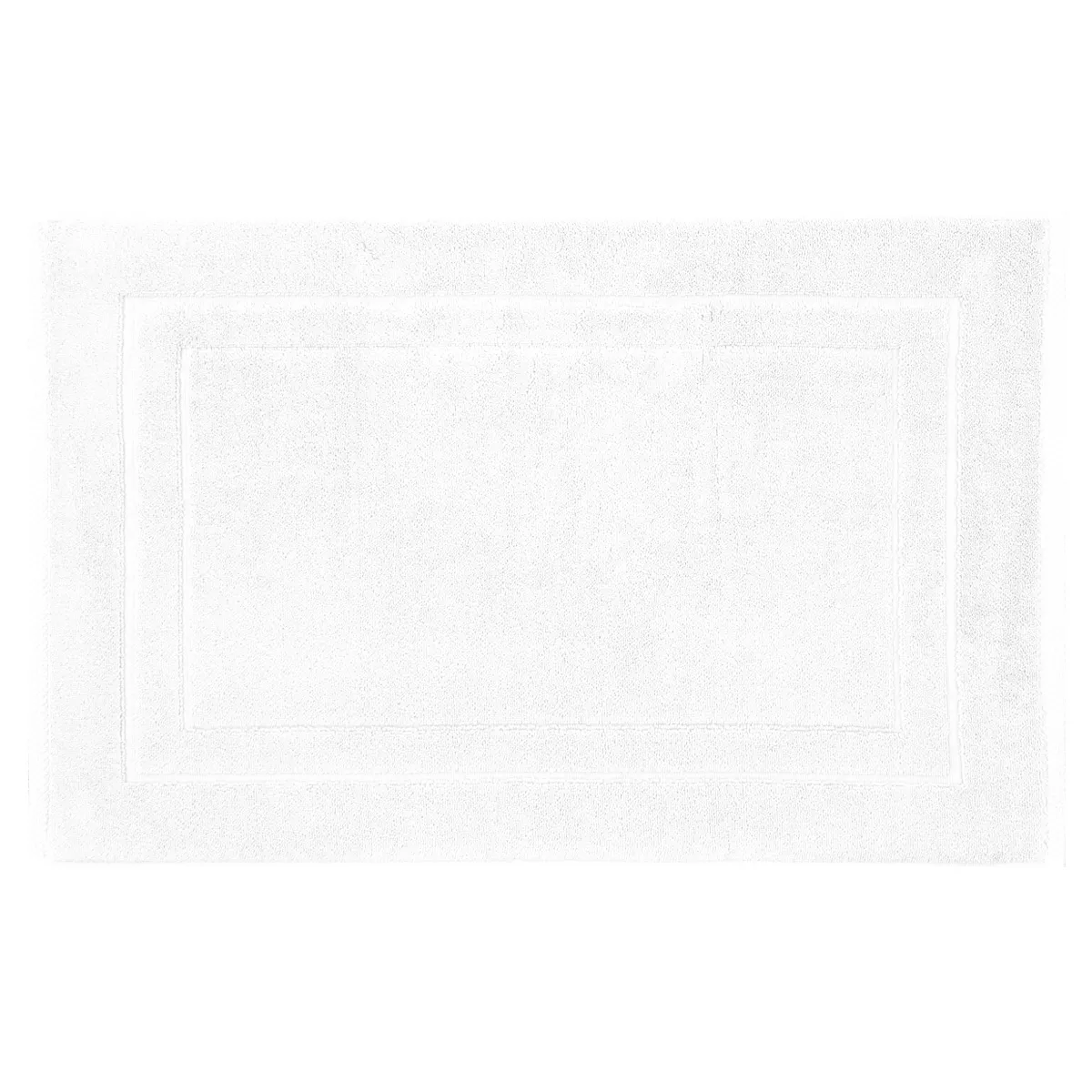 garnier thiebaut Tapis de bain pur coton 900 g/m² coloris blanc blanc Elea blanc