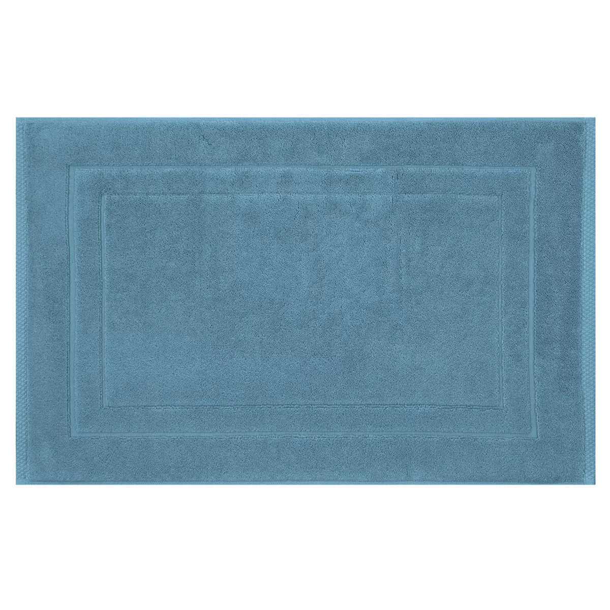 Garnier Thiebaut Tapis De Bain Pur Coton 900 G/m² Coloris Bleu Canard Elea Canard