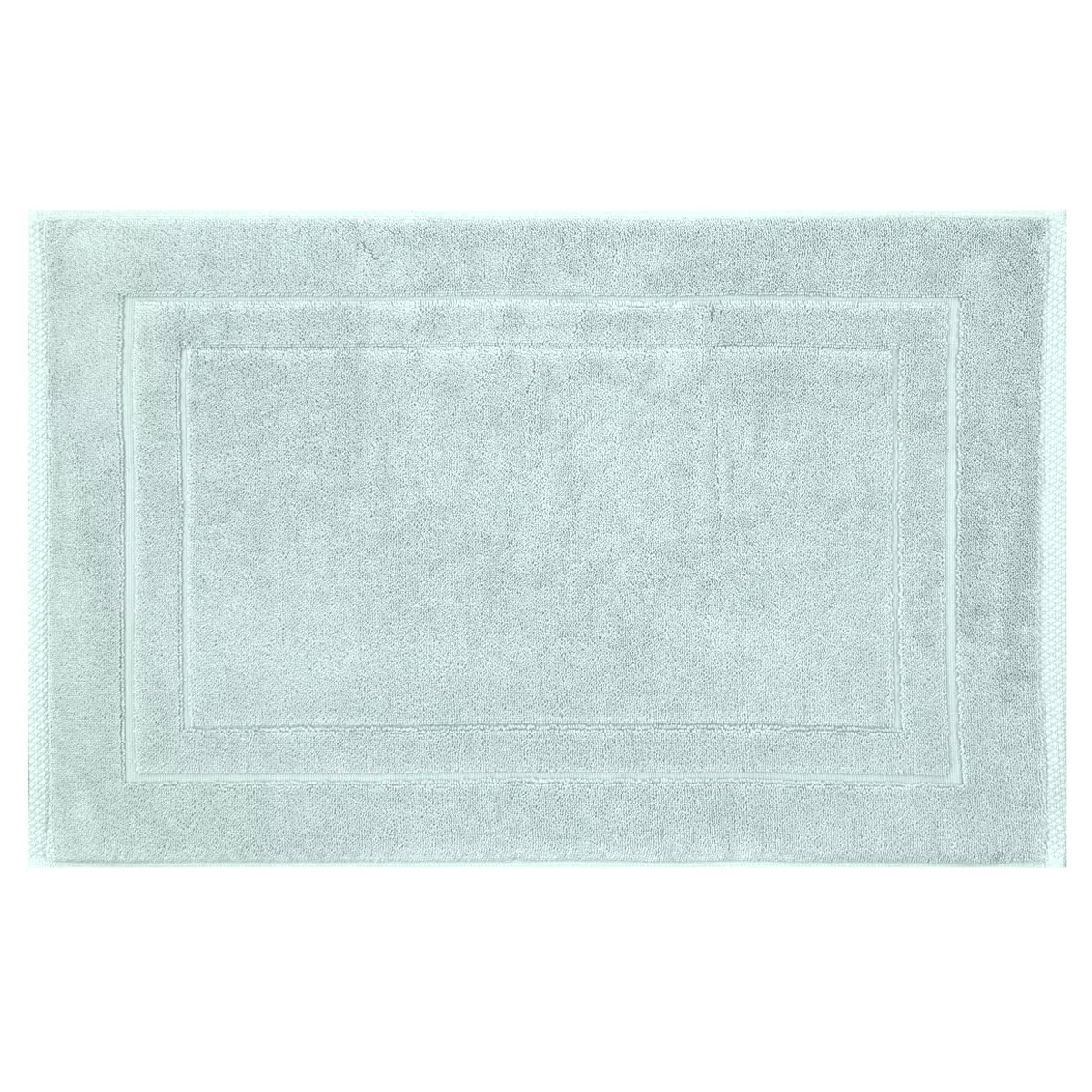 garnier thiebaut Tapis de bain pur coton 900 g/m² coloris bleu glacier Elea glacier