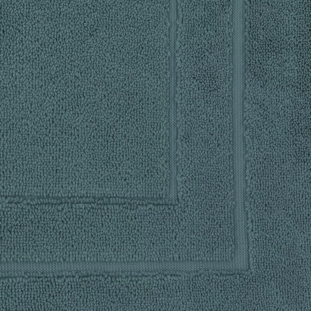 Garnier Thiebaut Tapis De Bain Pur Coton 900 G/m² Coloris Bleu Petrole Elea Petrole