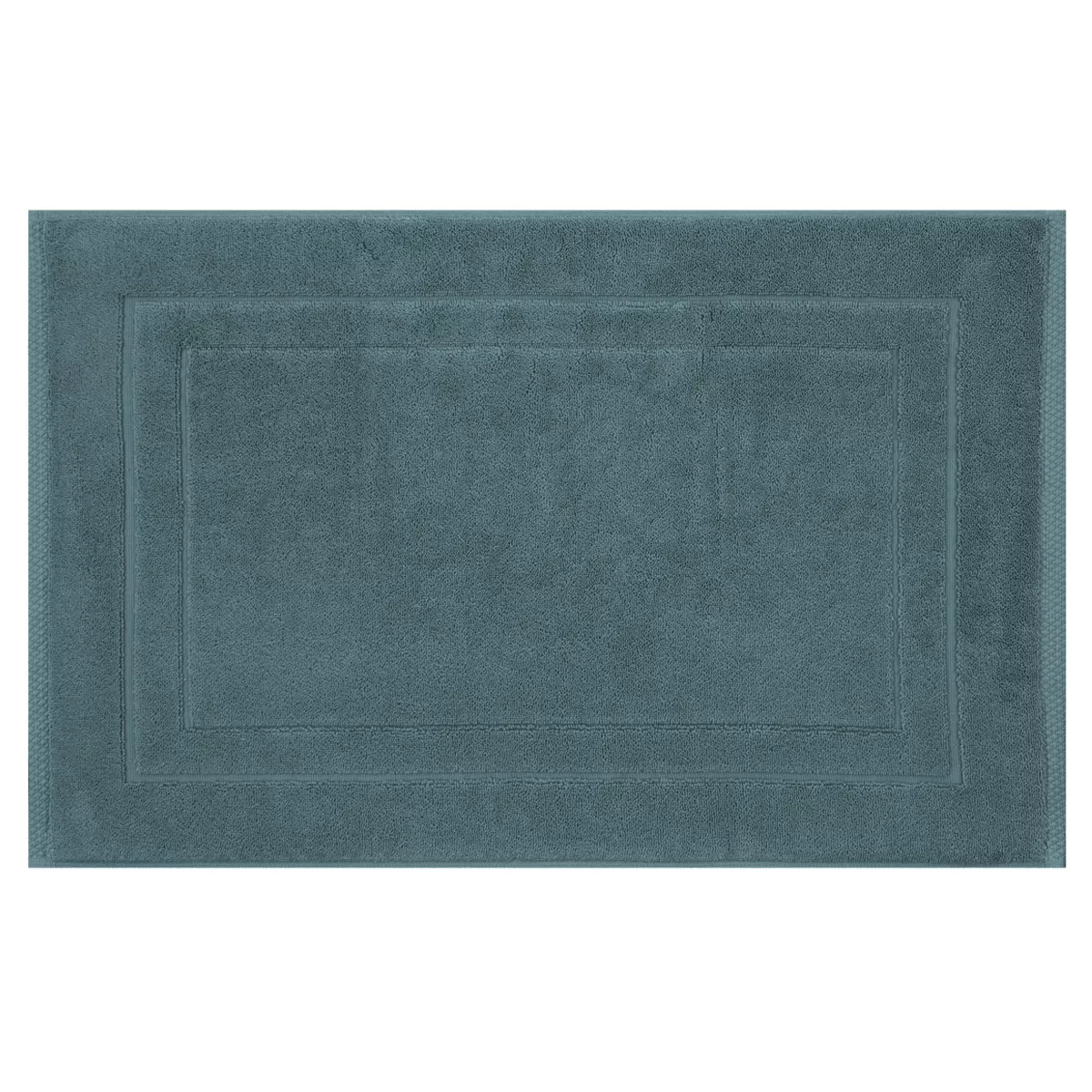 garnier thiebaut Tapis de bain pur coton 900 g/m² coloris bleu petrole Elea petrole
