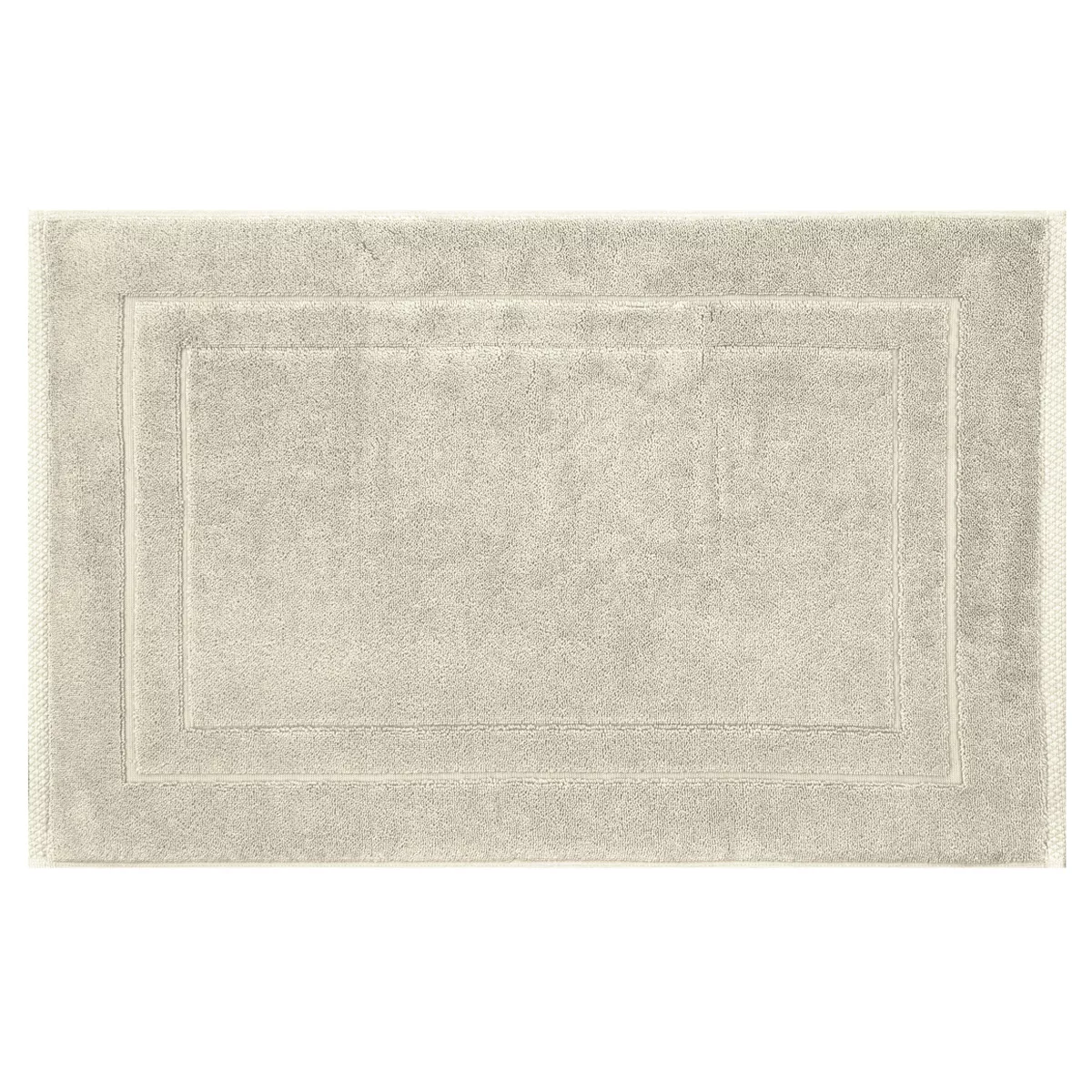 Garnier Thiebaut Tapis De Bain Pur Coton 900 G/m² Coloris Ivoire Ivoire Elea Ivoire