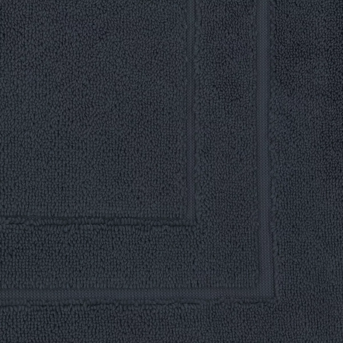 Garnier Thiebaut Tapis De Bain Pur Coton 900 G/m² Coloris Marine Navy Elea Navy