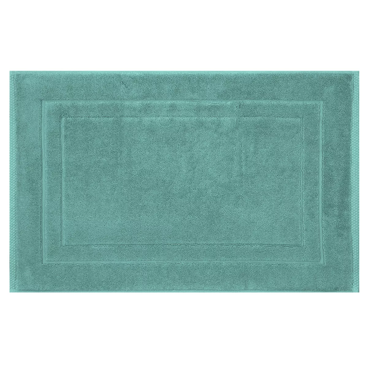 Garnier Thiebaut Tapis De Bain Pur Coton 900 G/m² Coloris Vert Emeraude Elea Emeraude