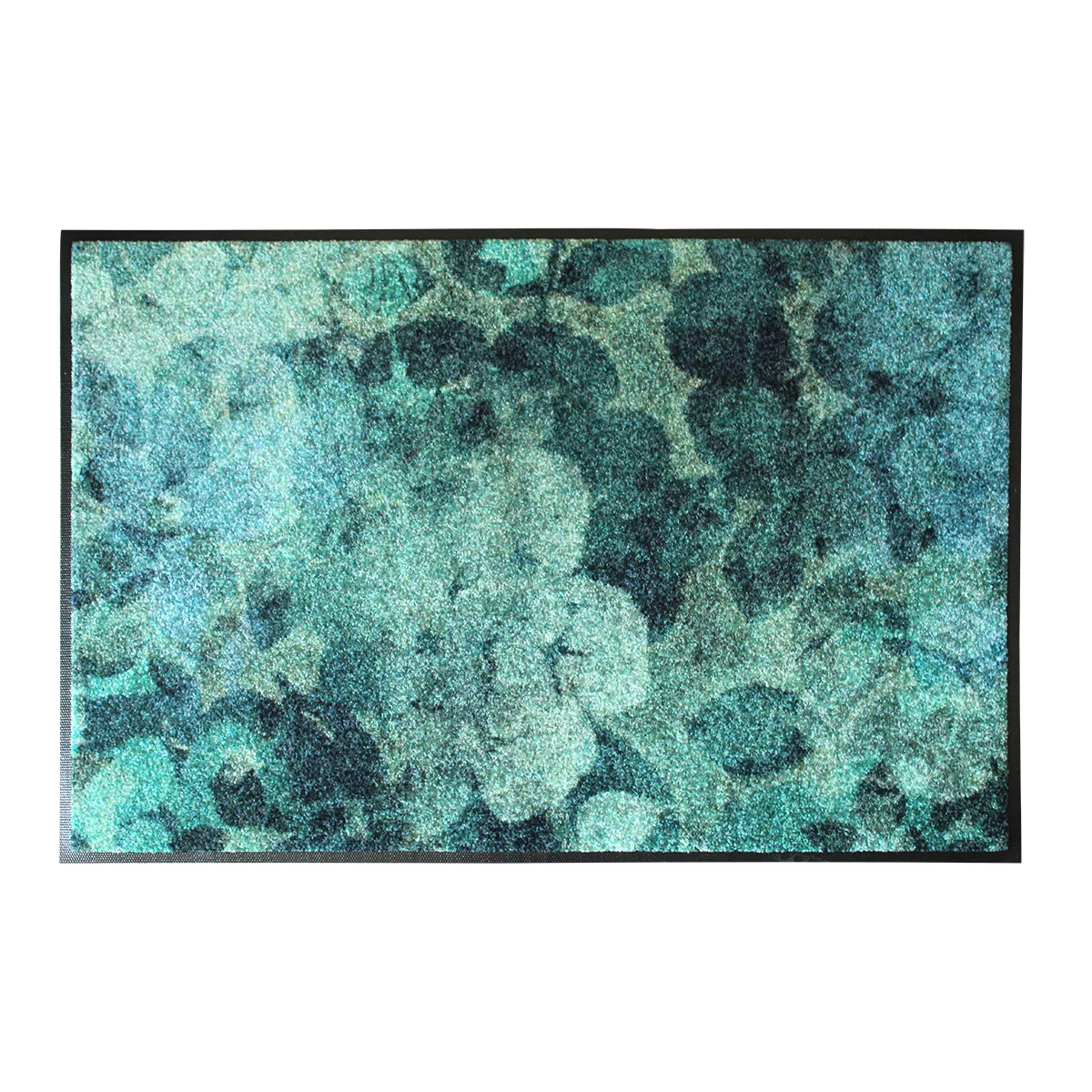 Garnier Thiebaut Tapis Decor Caoutchouc & Nylon Coloris Bleu Bleu Evanescence Bleu