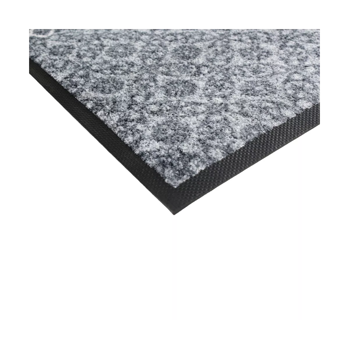Garnier Thiebaut Tapis Decor Caoutchouc & Nylon Coloris Gris Gris Bastides Gris