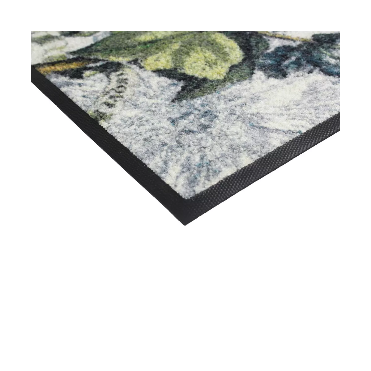 Garnier Thiebaut Tapis Decor Caoutchouc & Nylon Coloris Multicolore Ecru Giardino Ecru
